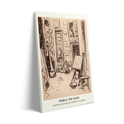 Artist's Studio on Street La Boetie - Pablo Picasso