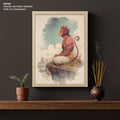 Hanuman Painting – Bajrangbali Wall Art in Meditation