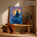 Lord Shiva Meditation Painting – Mahadev Himalayan Vastu Wall Art