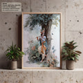Shree Krishna Playing Flute Painting – Vastu Wall Art