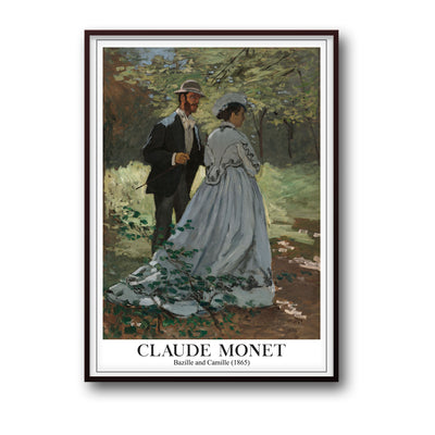 Bazille and Camille, 1865 - Claude Monet