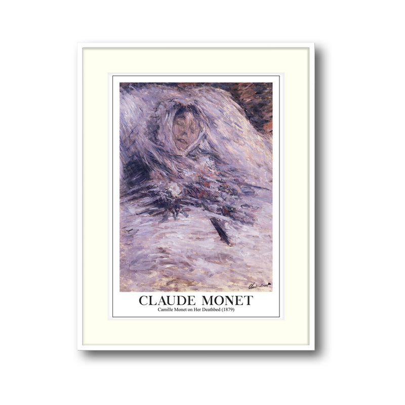 Camille Monet on Her Deathbed, 1879 - Claude Monet