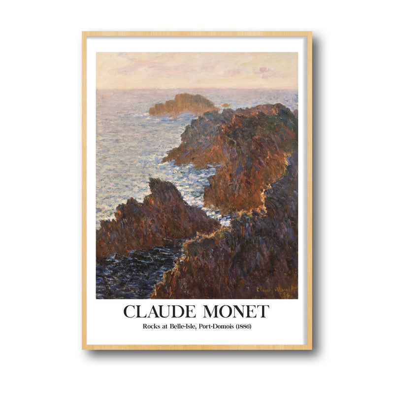 Rocks at Belle-Île, Port-Domois, 1886 - Claude Monet