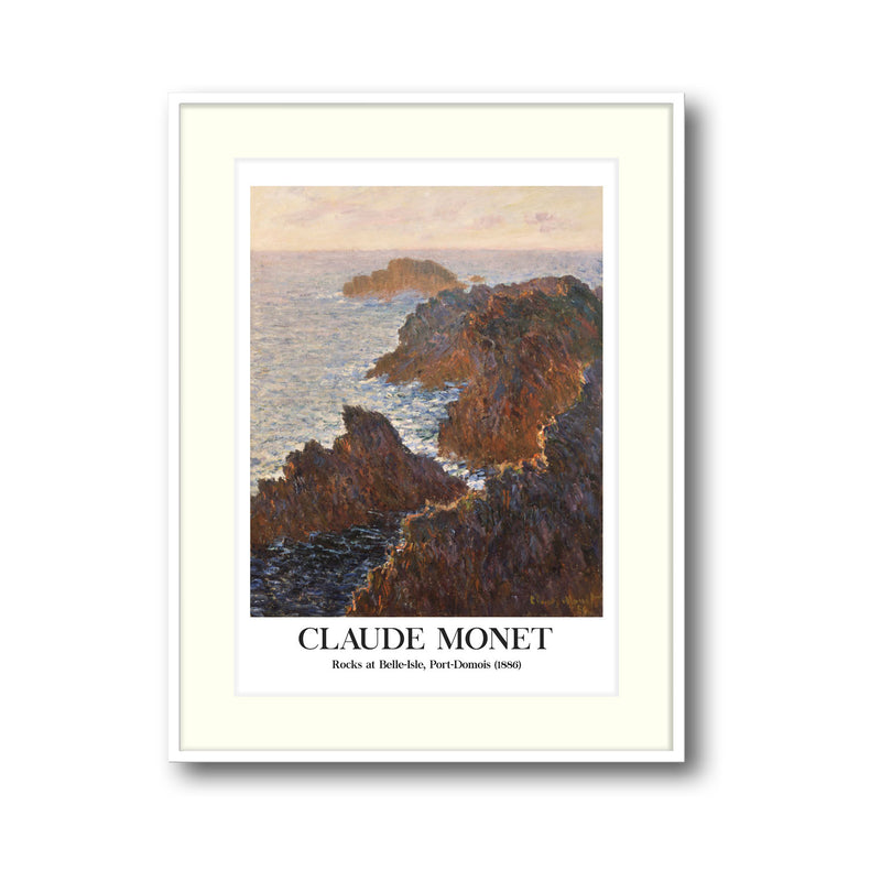 Rocks at Belle-Île, Port-Domois, 1886 - Claude Monet