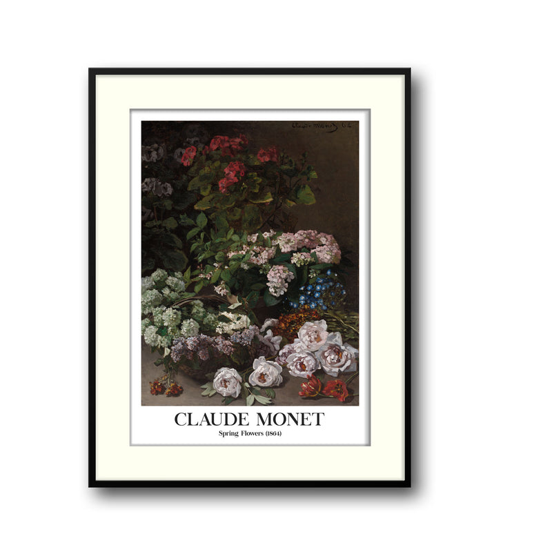 Spring Flowers France, 1864 - Claude Monet