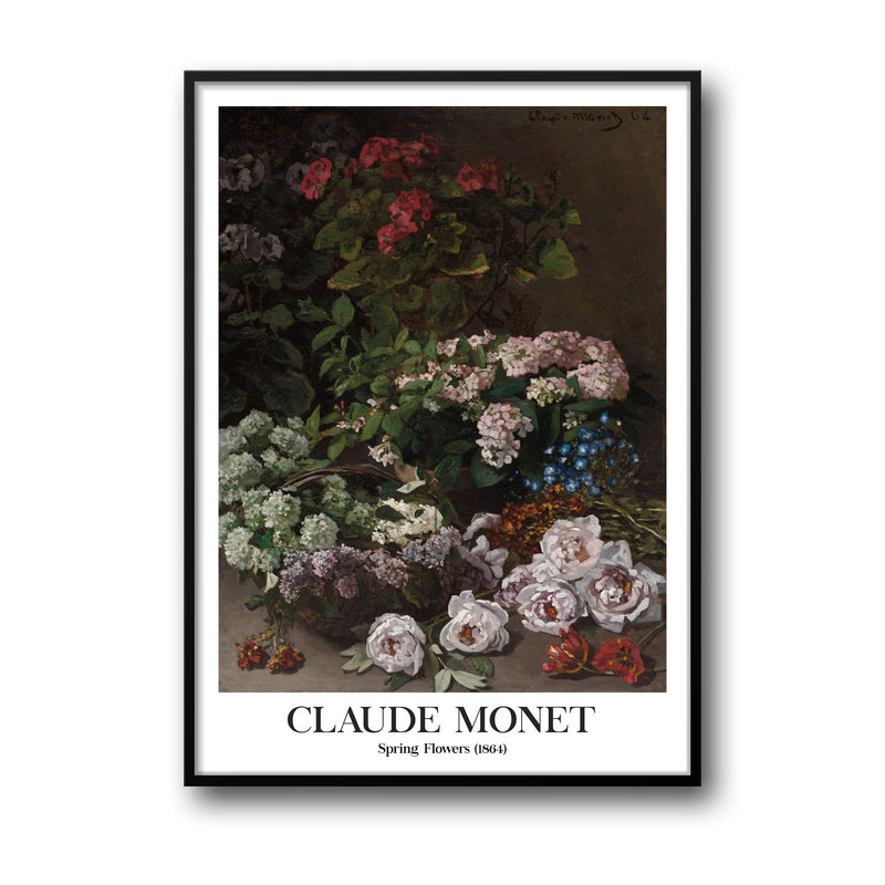 Spring Flowers France, 1864 - Claude Monet