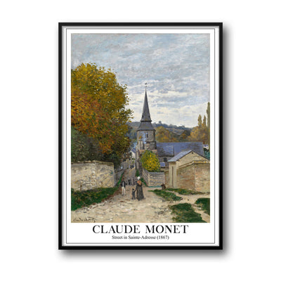Street in Sainte-Adresse, 1867 - Claude Monet