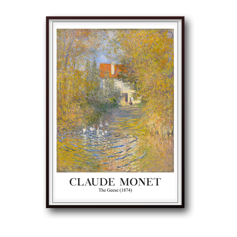 The Geese, 1874 - Claude Monet