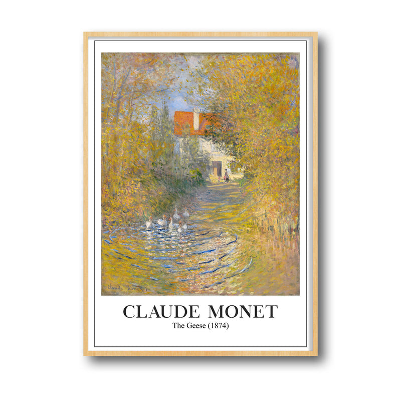 The Geese, 1874 - Claude Monet
