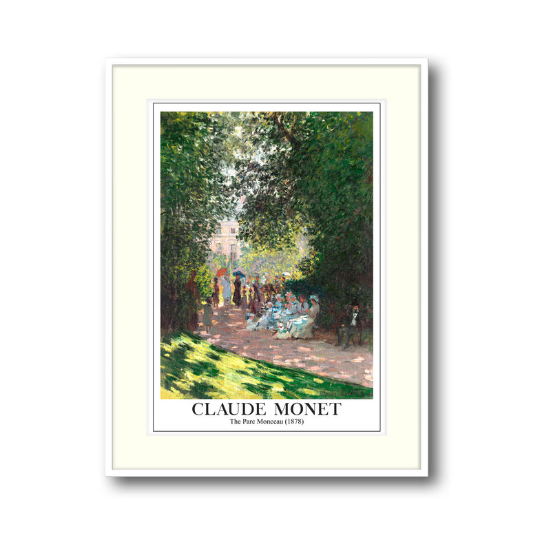 The Parc Monceau, 1878 - Calude Monet