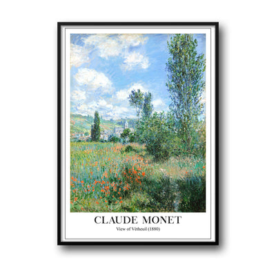 View of Vétheuil, 1880 - Claude Monet