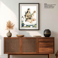 Goddess Saraswati sitting on Swan - Vastu Painting