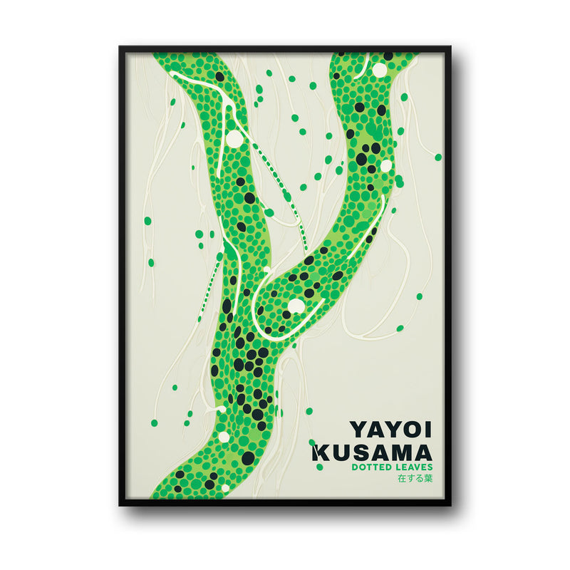 Dotted Leaves - Yayoi Kusama