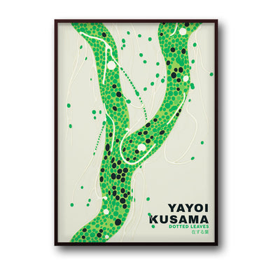 Dotted Leaves - Yayoi Kusama