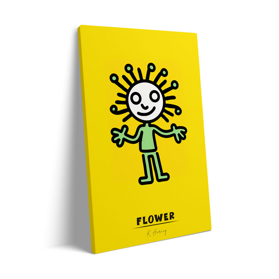 flower-keith-haring