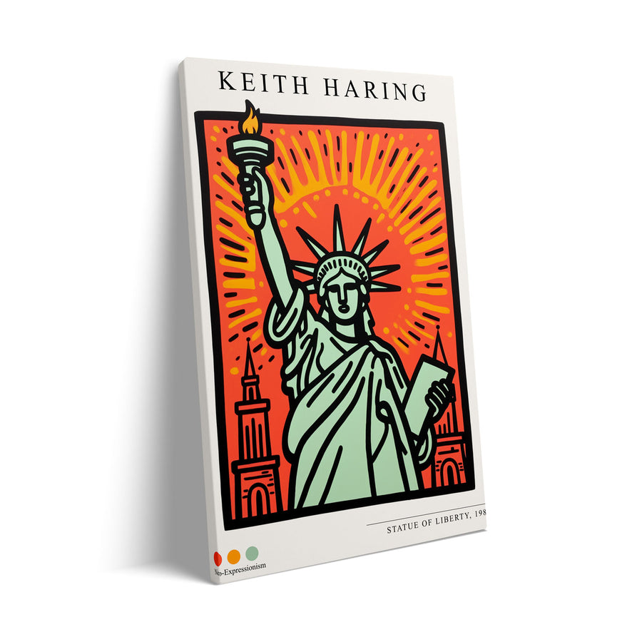 the-staue-of-liberty-keith-haring