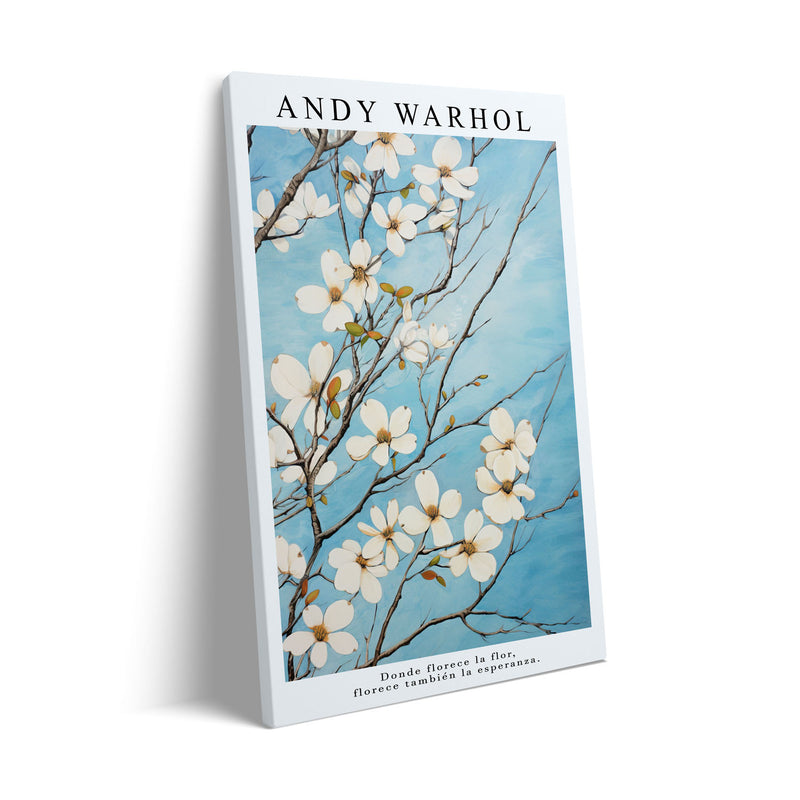 Flowers in Sky - Andy Warhol