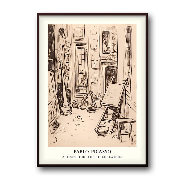 artists-studio-on-street-la-boetie-pablo-picasso