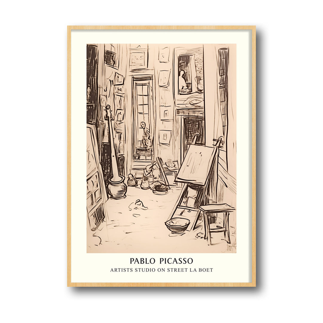 artists-studio-on-street-la-boetie-pablo-picasso