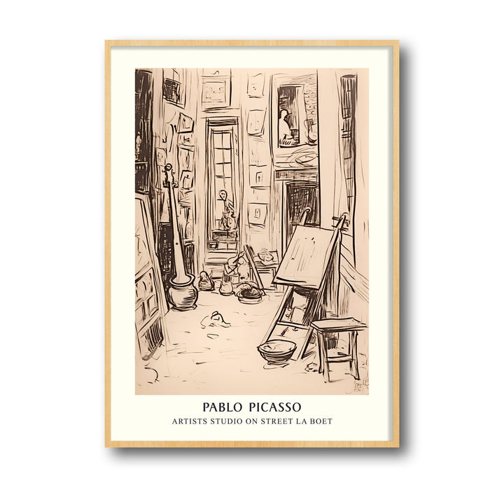 artists-studio-on-street-la-boetie-pablo-picasso