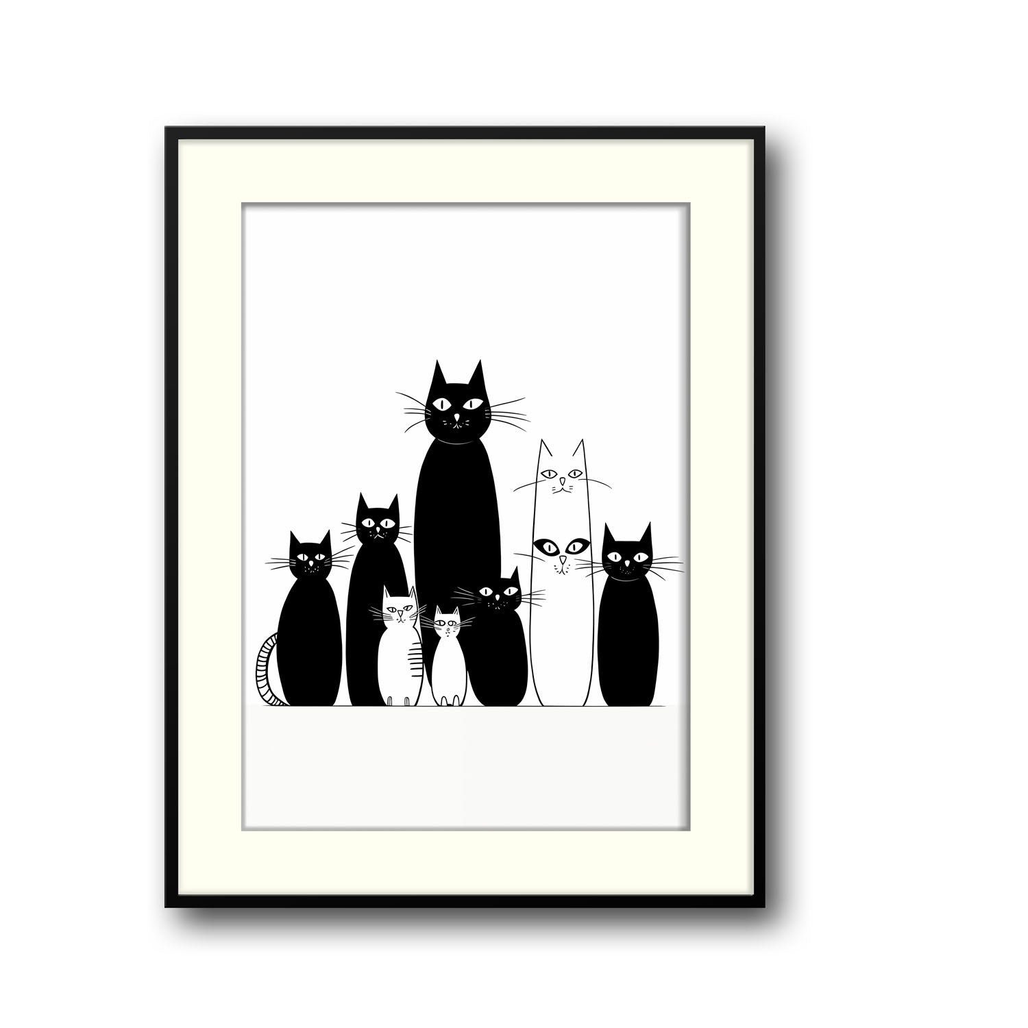 black-and-white-cats