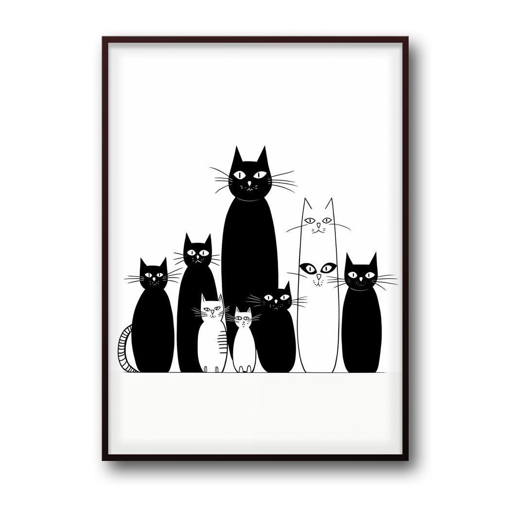 black-and-white-cats