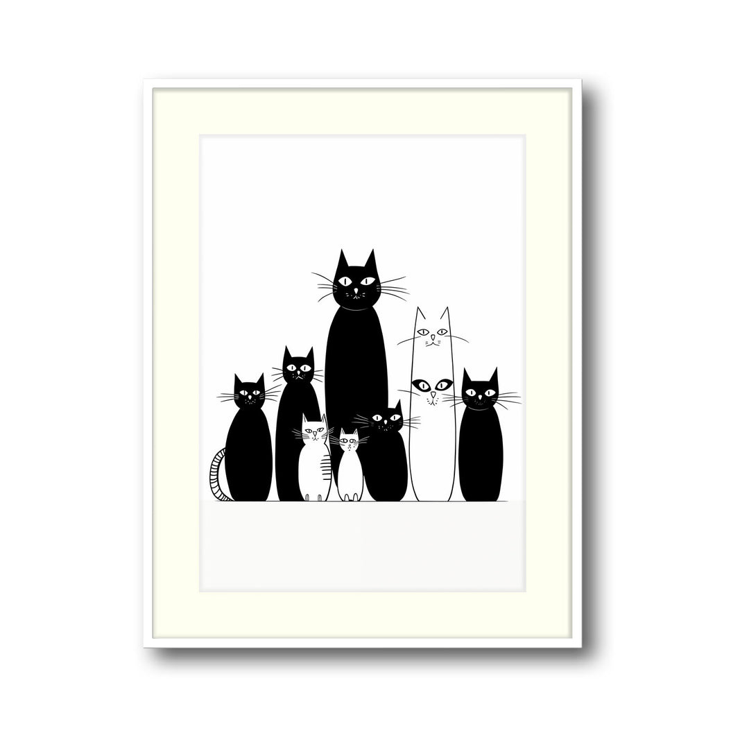 black-and-white-cats