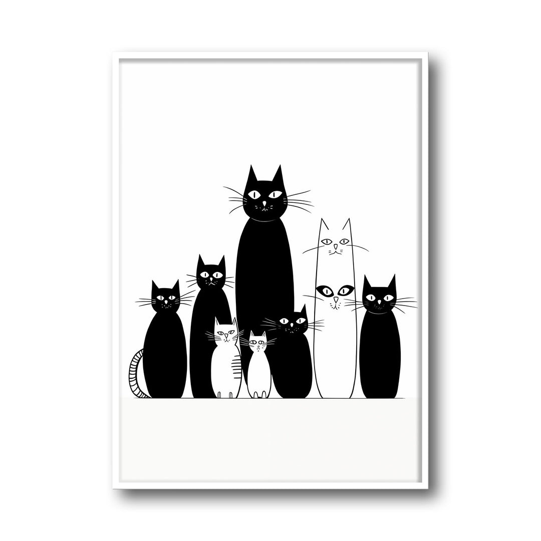 black-and-white-cats