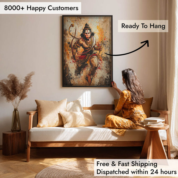 Bajrangbali Painting - Vastu Wall Art
