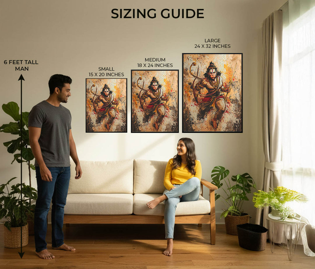 Bajrangbali Painting - Vastu Wall Art
