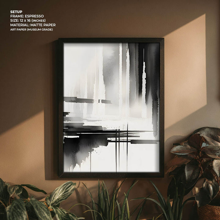 Blot – Abstract Monochrome Art