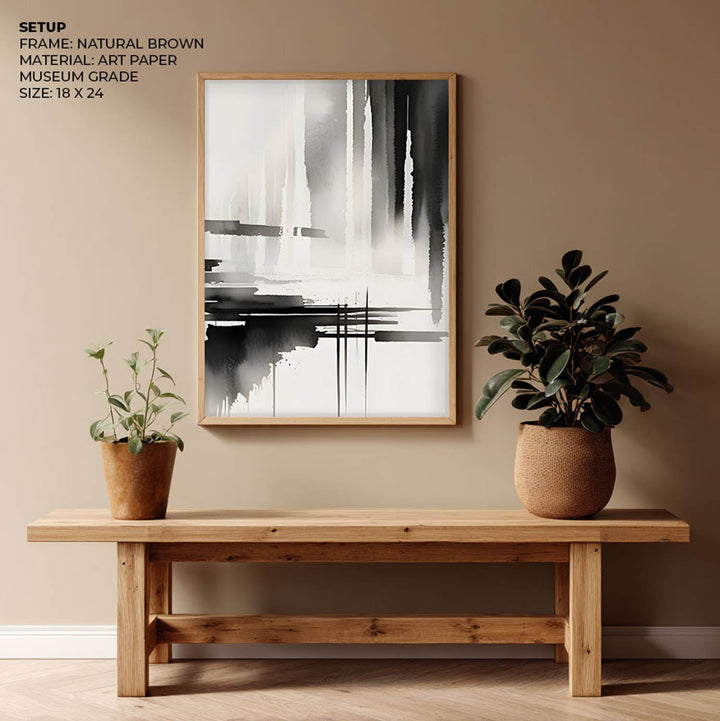 Blot – Abstract Monochrome Art