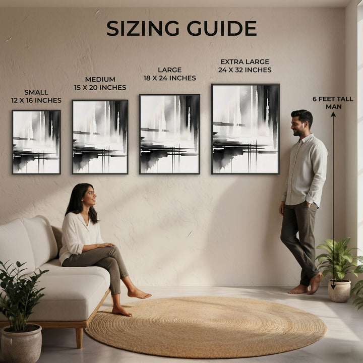 Blot – Abstract Monochrome Art