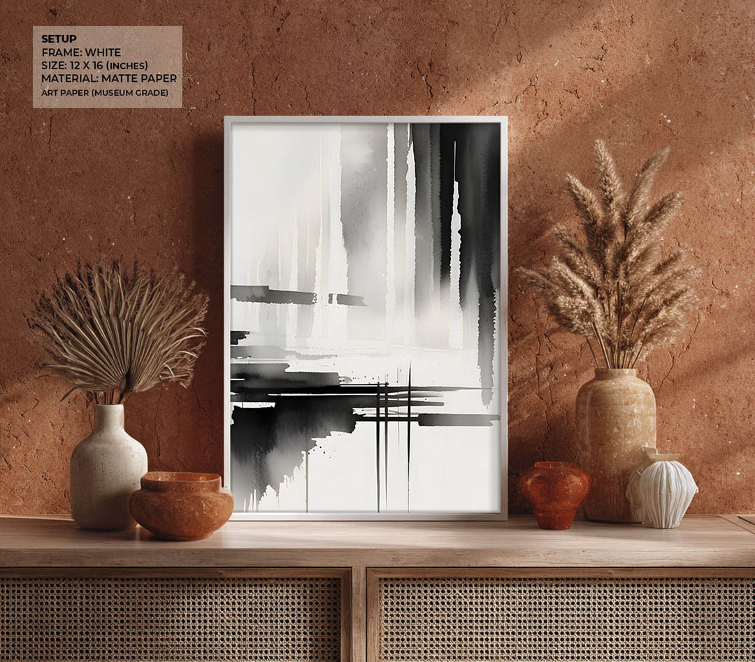 Blot – Abstract Monochrome Art