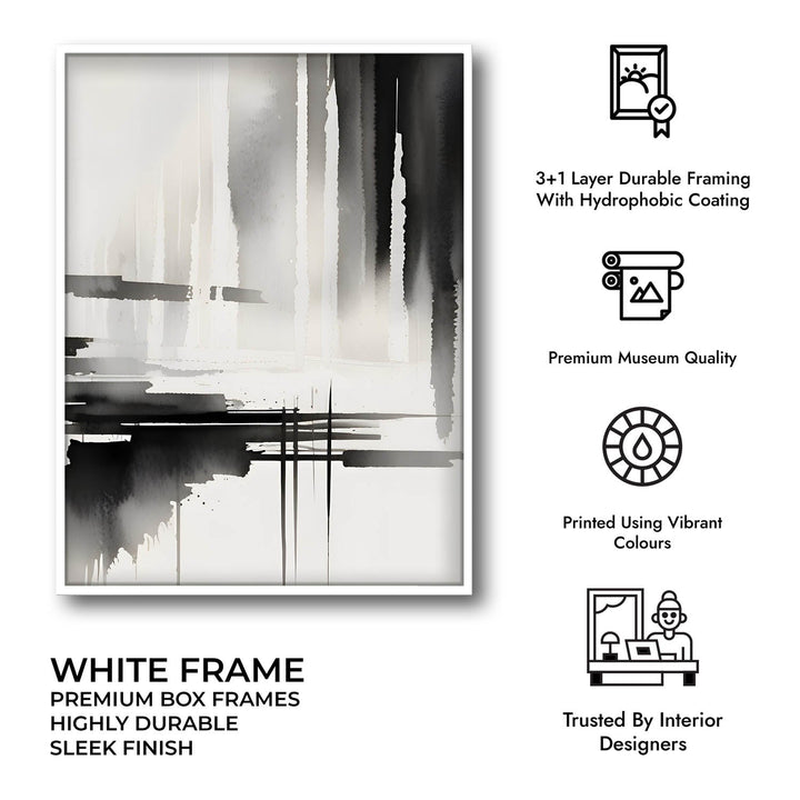 Blot – Abstract Monochrome Art