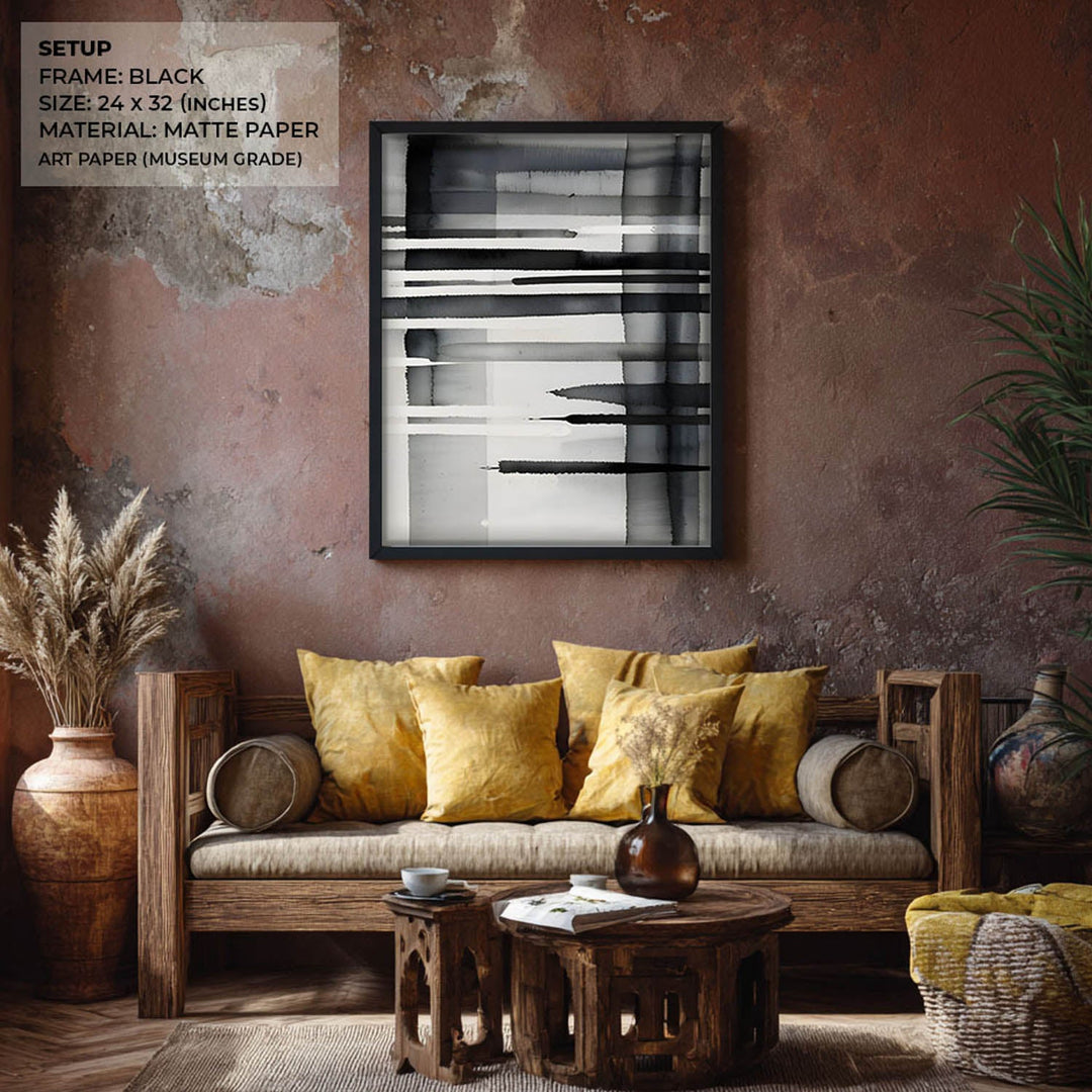 Blot – Abstract Monochrome Art