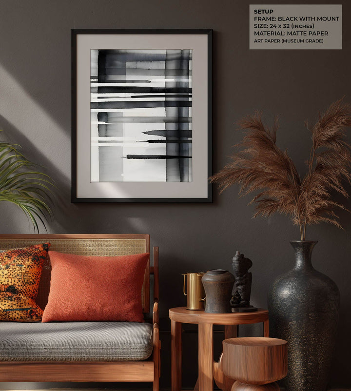 Blot – Abstract Monochrome Art