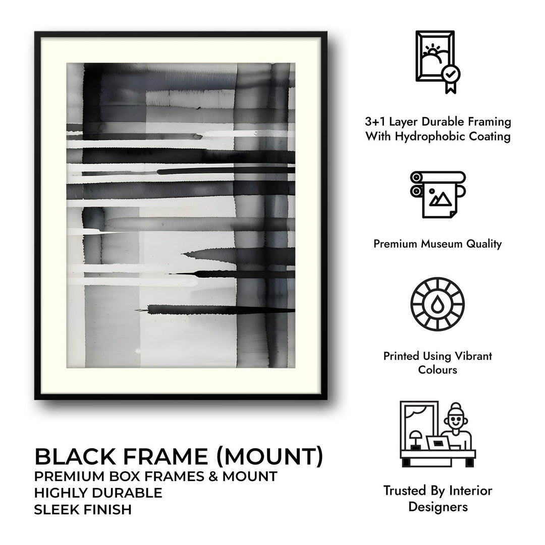 Blot – Abstract Monochrome Art