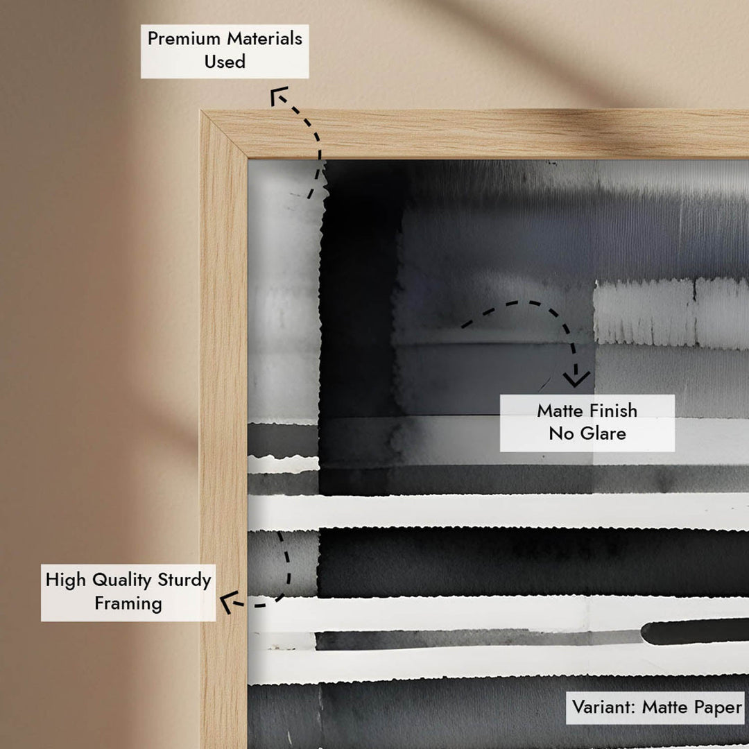Blot – Abstract Monochrome Art