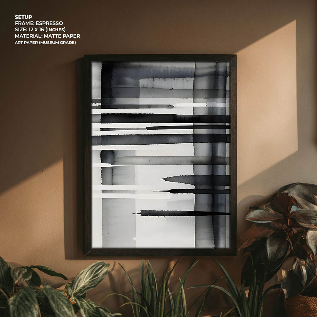 Blot – Abstract Monochrome Art