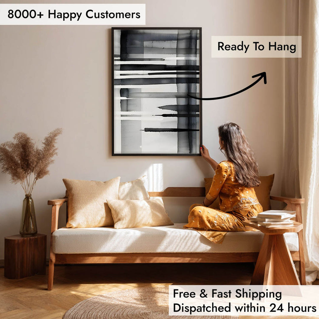 Blot – Abstract Monochrome Art