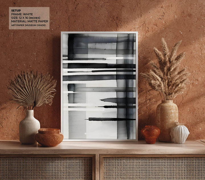 Blot – Abstract Monochrome Art