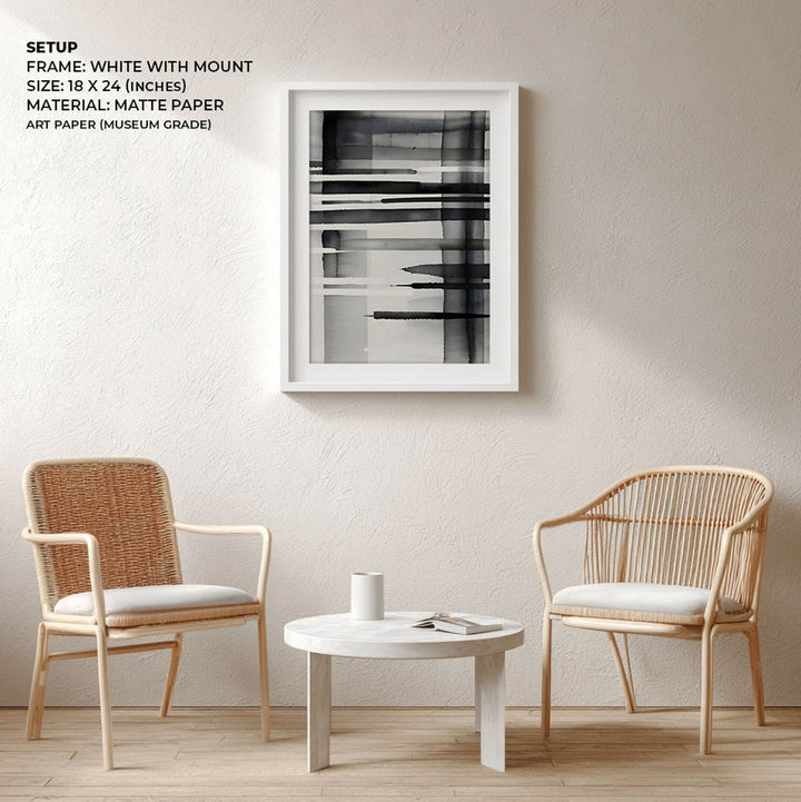 Blot – Abstract Monochrome Art