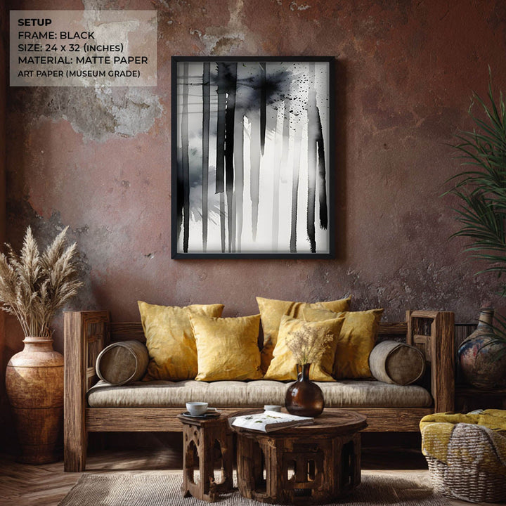 Blot – Abstract Monochrome Art