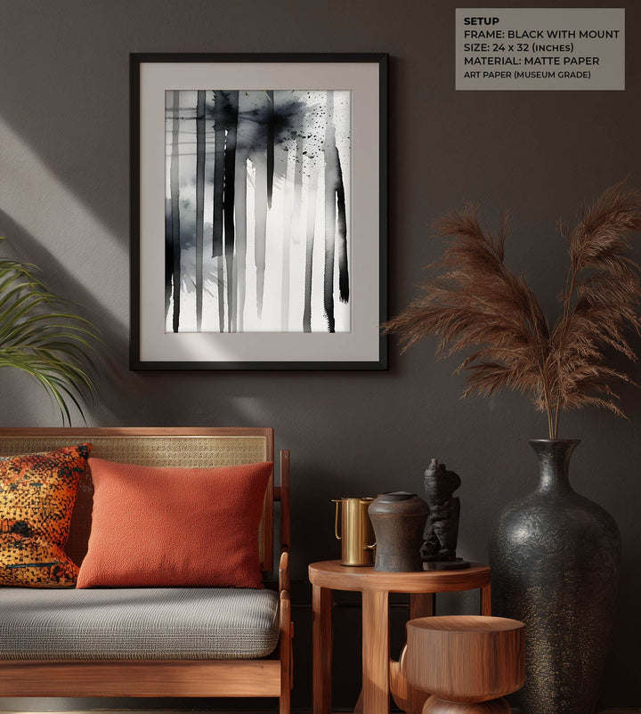 Blot – Abstract Monochrome Art