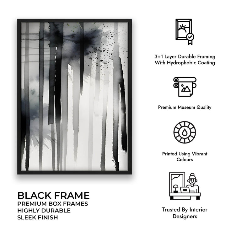 Blot – Abstract Monochrome Art