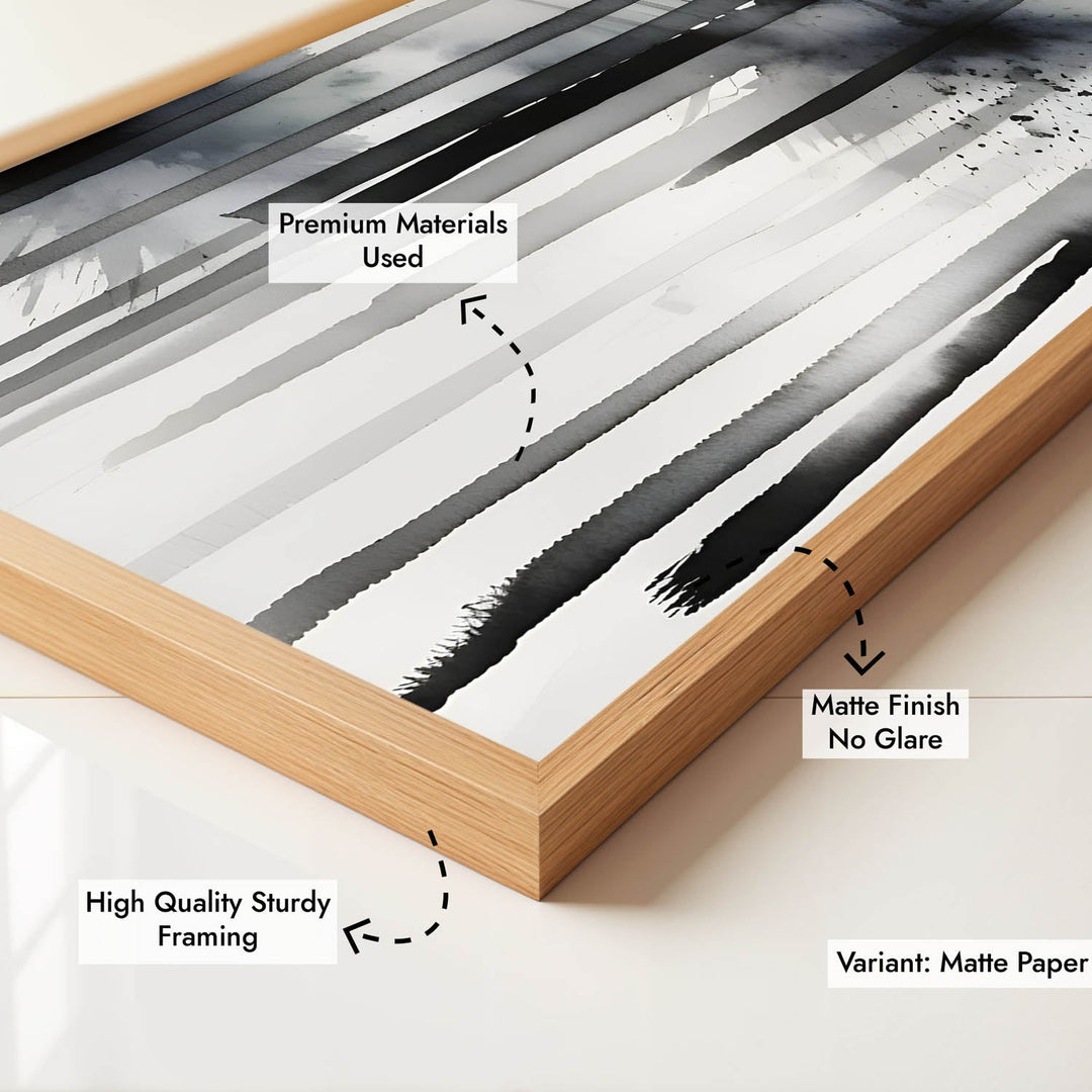Blot – Abstract Monochrome Art