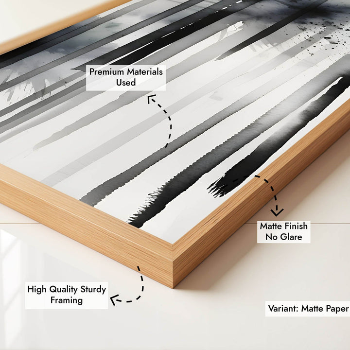 Blot – Abstract Monochrome Art