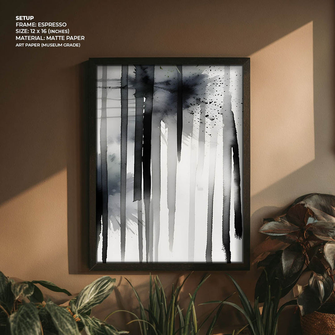 Blot – Abstract Monochrome Art