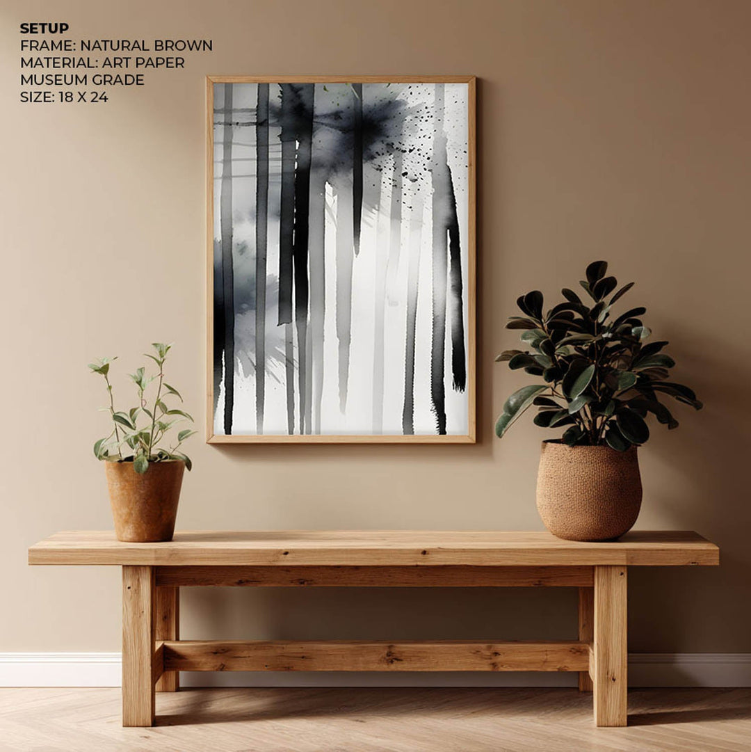Blot – Abstract Monochrome Art